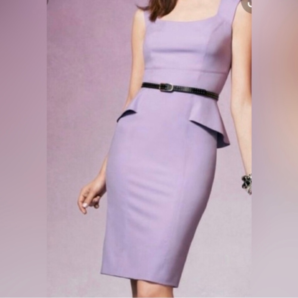 White House Black Market lavender/purple women’s dress. Size 4.